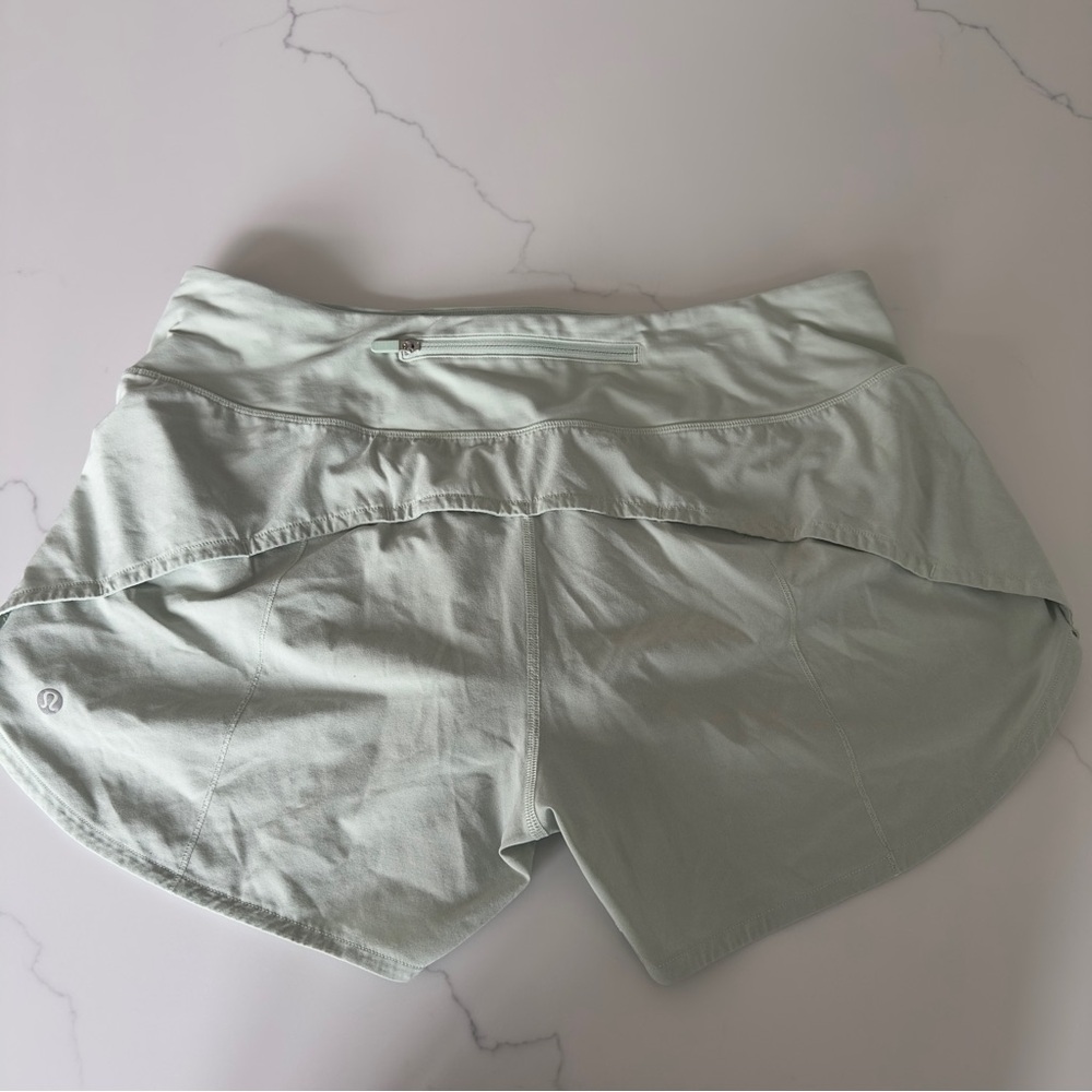 Lululemon Athletica Green Athletic Shorts Lightweight Breathable
